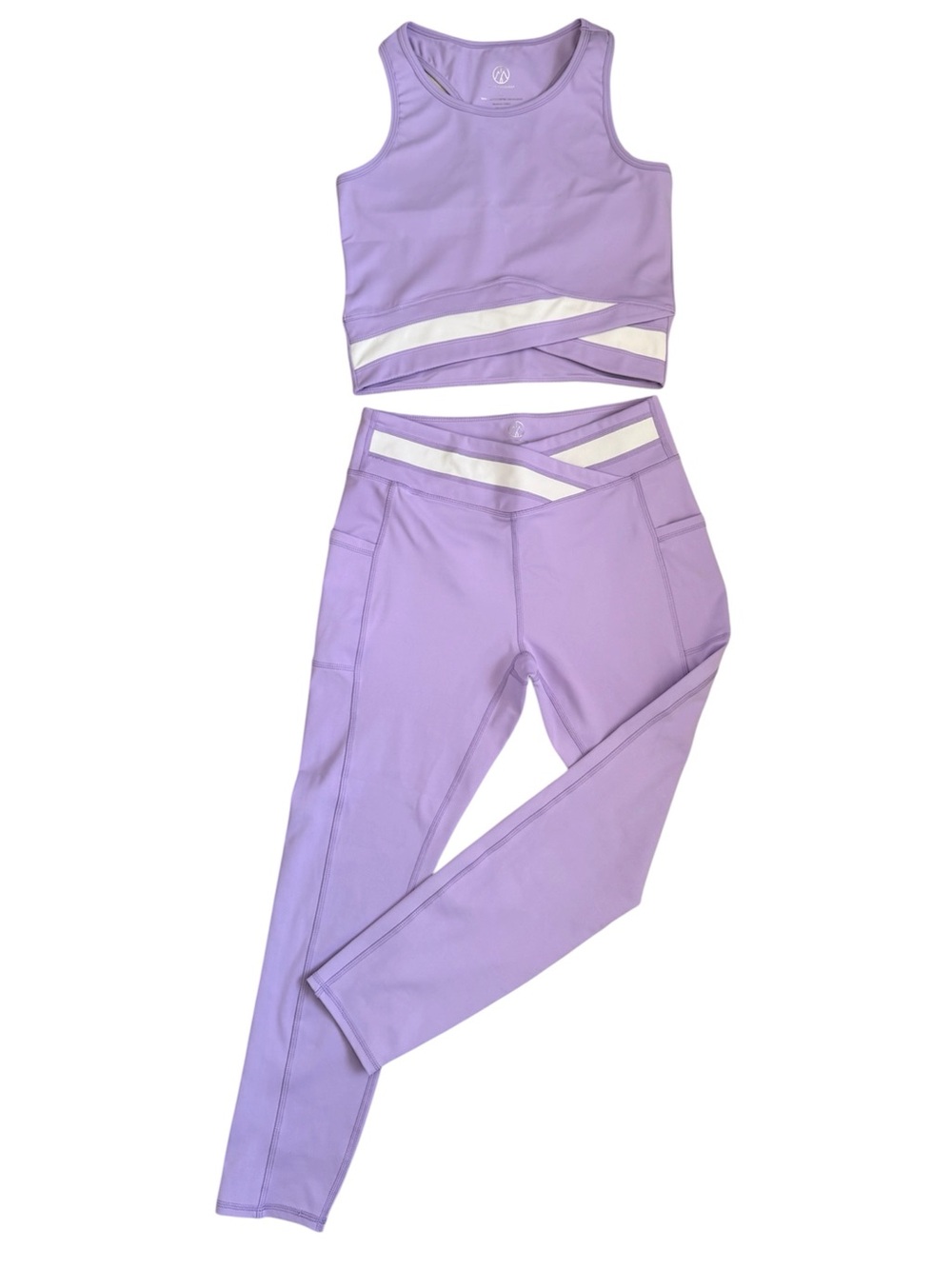 Move Theology 2 piece legging cropped tank set Large